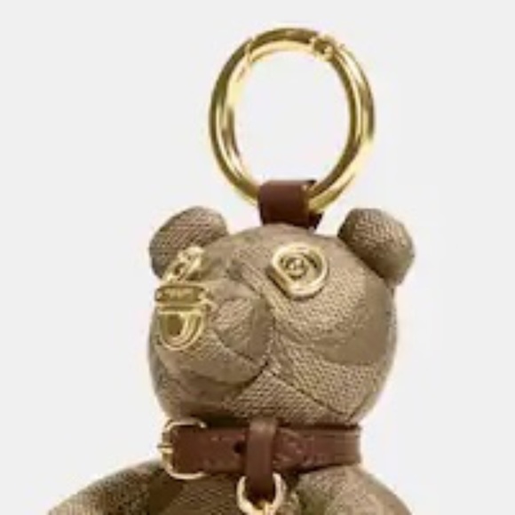 Coach Bear Bag Charm NWT - Picture 2 of 3